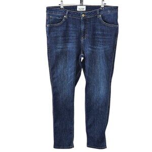 DU/ER Women's Performance Denim Girlfriend Jeans, Stretch, Mid Rise, Size 33